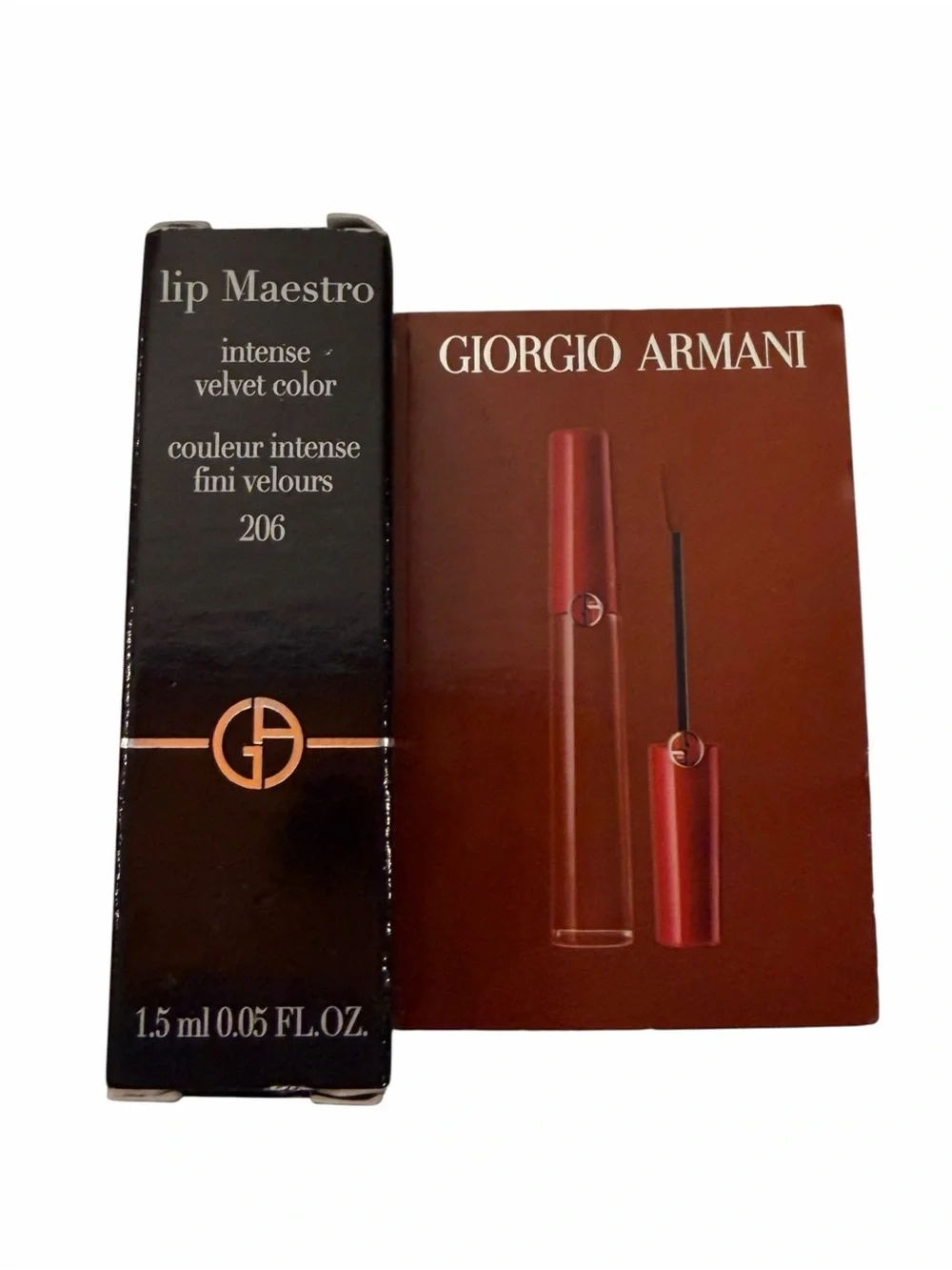 GIORGIO ARMANI BEAUTY Lip Maestro Liquid Matte Lipstick 1.5ml MINI Sample 206
